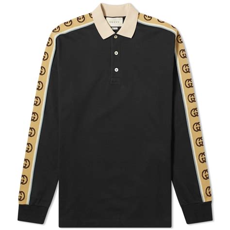 gucci sheer long sleeve|Gucci long sleeve shirt men's.